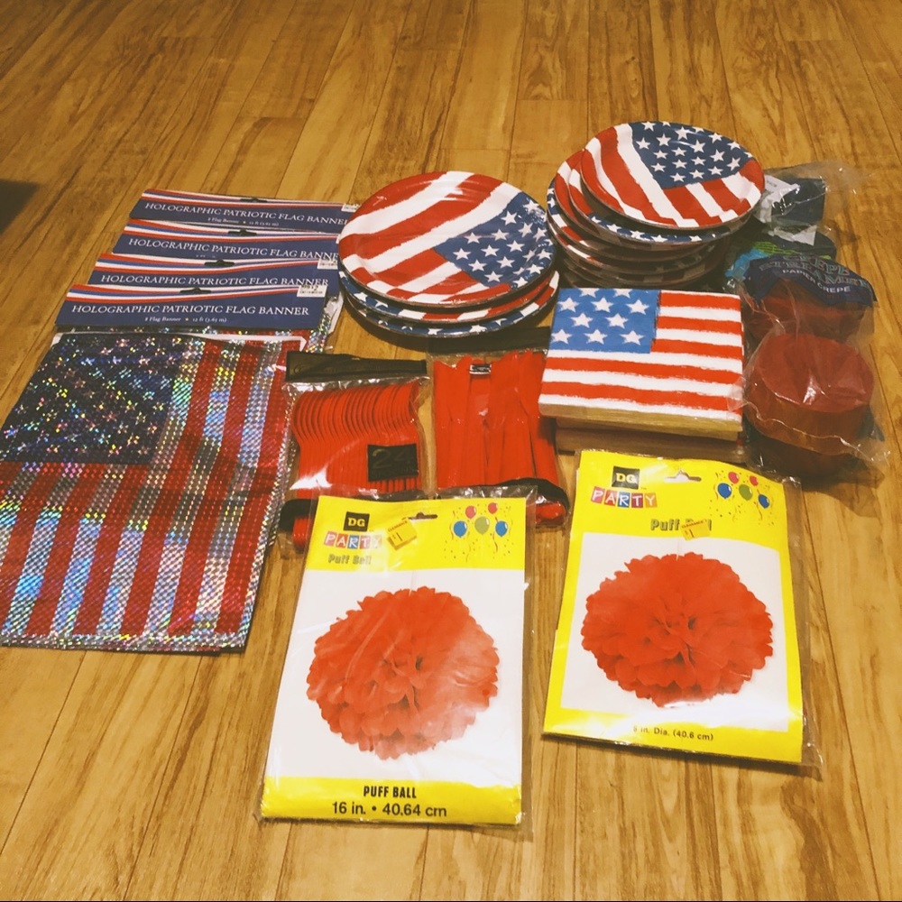 American Flag Party Supplies 🇺🇸